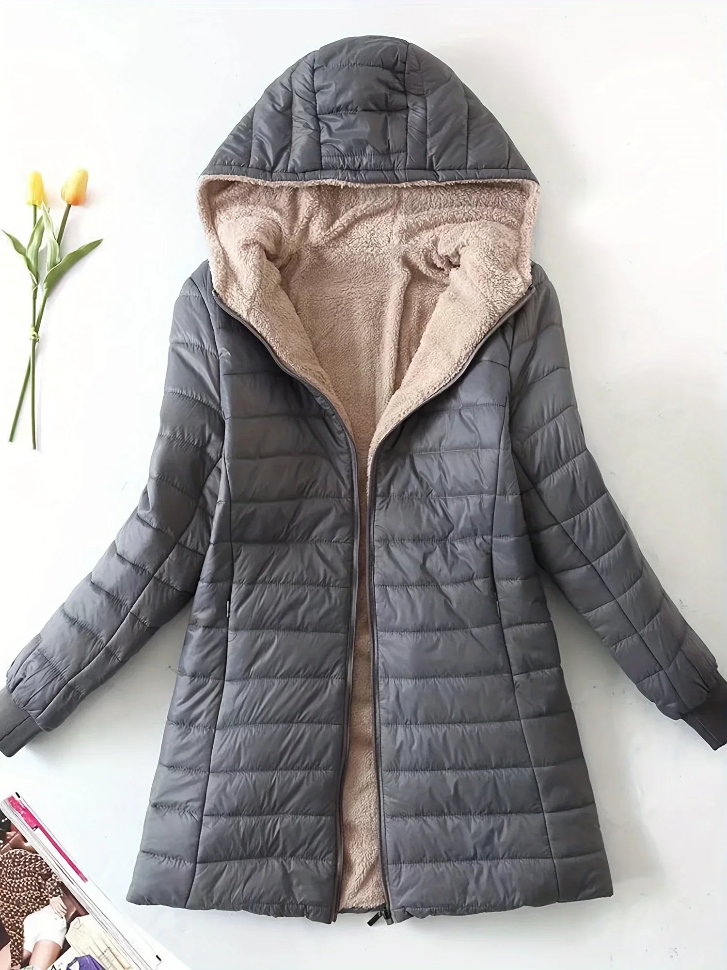Mayla - Mid-Length Fleece Jacket