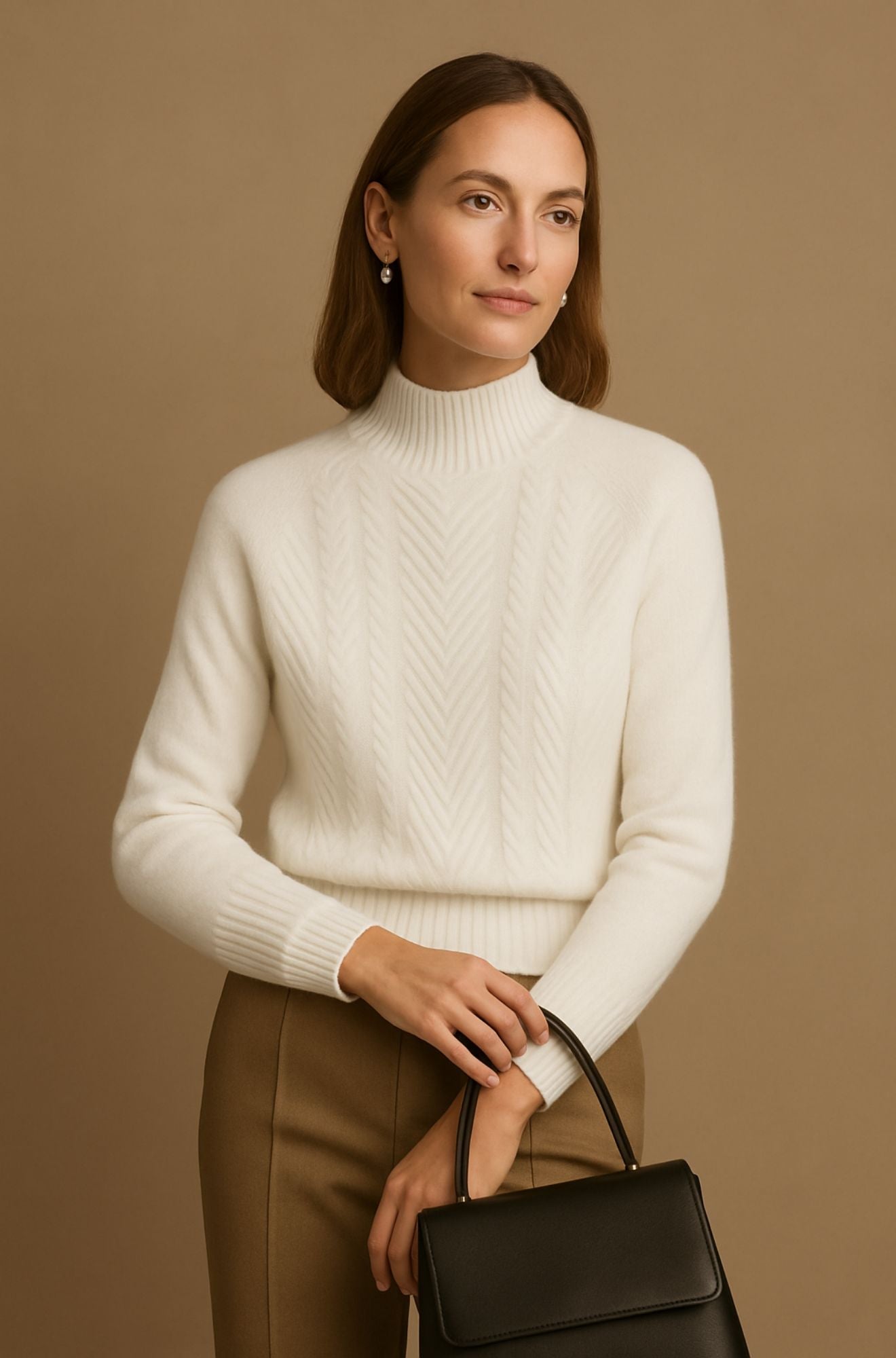 Rosmere Row - The Cashmere Elowen Mock Neck
