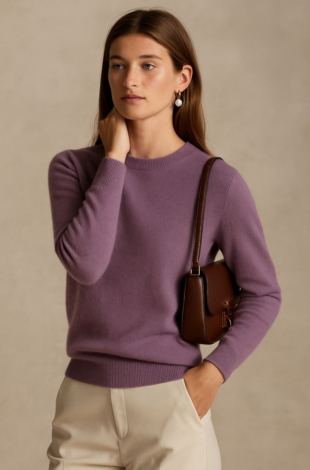 Marélie Pure Cashmere Soft-Touch Sweater