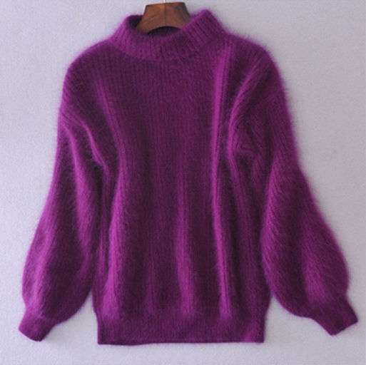 Harlise - Vintage Angora Knit Sweater