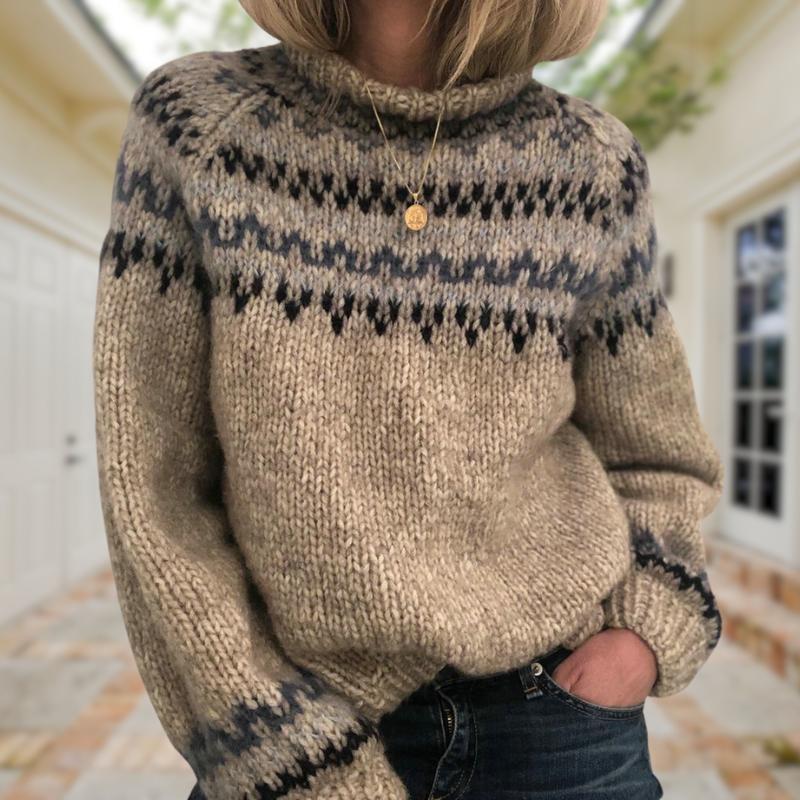 HELGA™ | Handcrafted Icelandic Knit Sweater