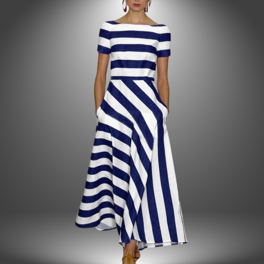 Delora | Light & Fluid Stripe Dress