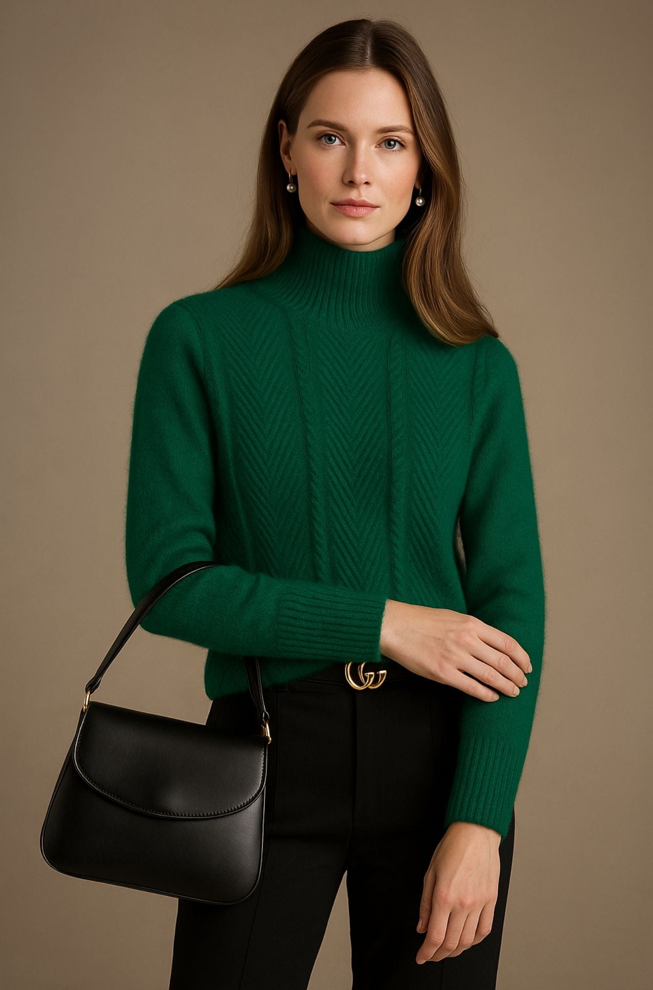 Rosmere Row - The Cashmere Elowen Mock Neck