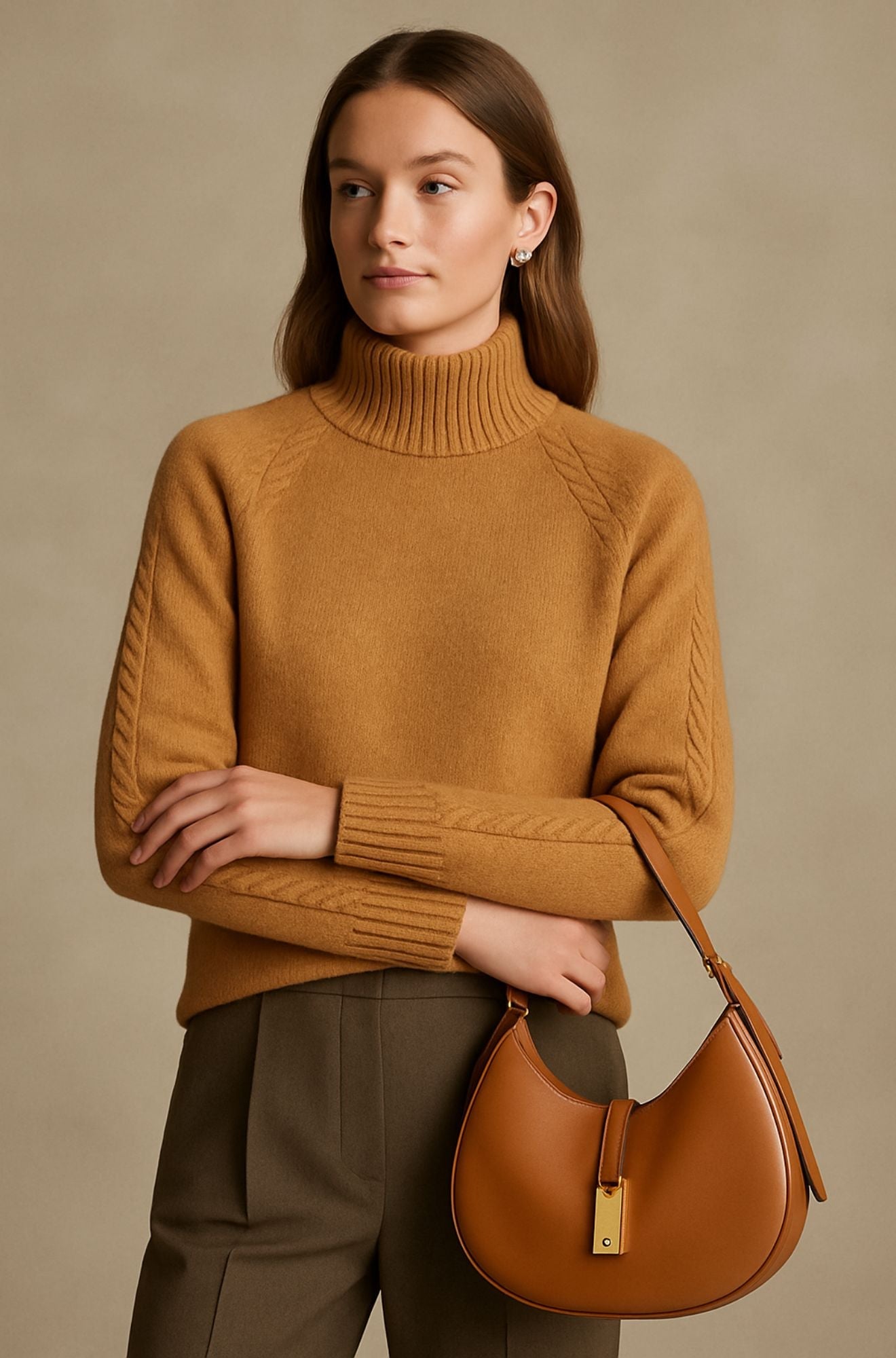 Albury & Vale - The Cashmere Hazel Turtleneck