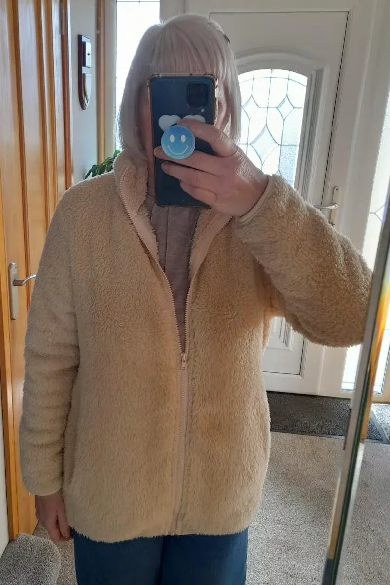 Nova – Cozy Sherpa Zip Jacket