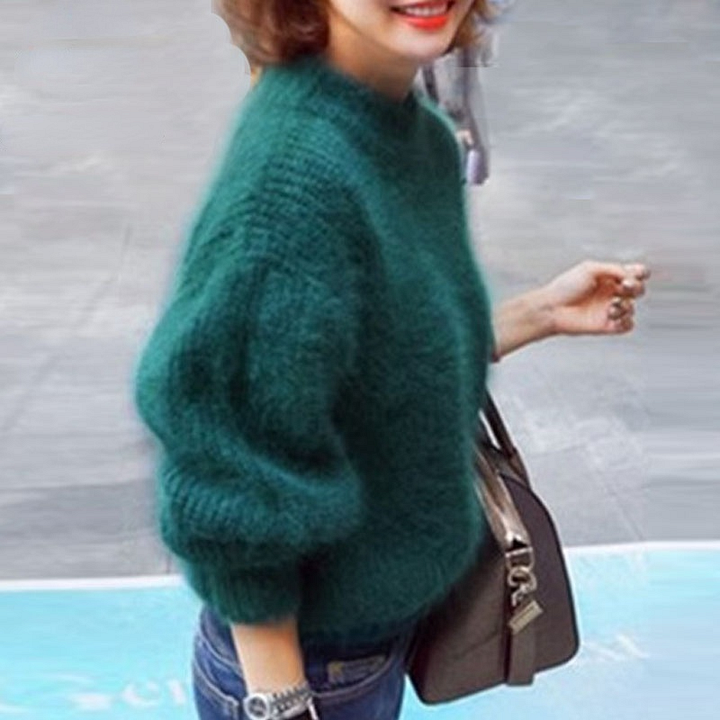 Harlise - Vintage Angora Knit Sweater