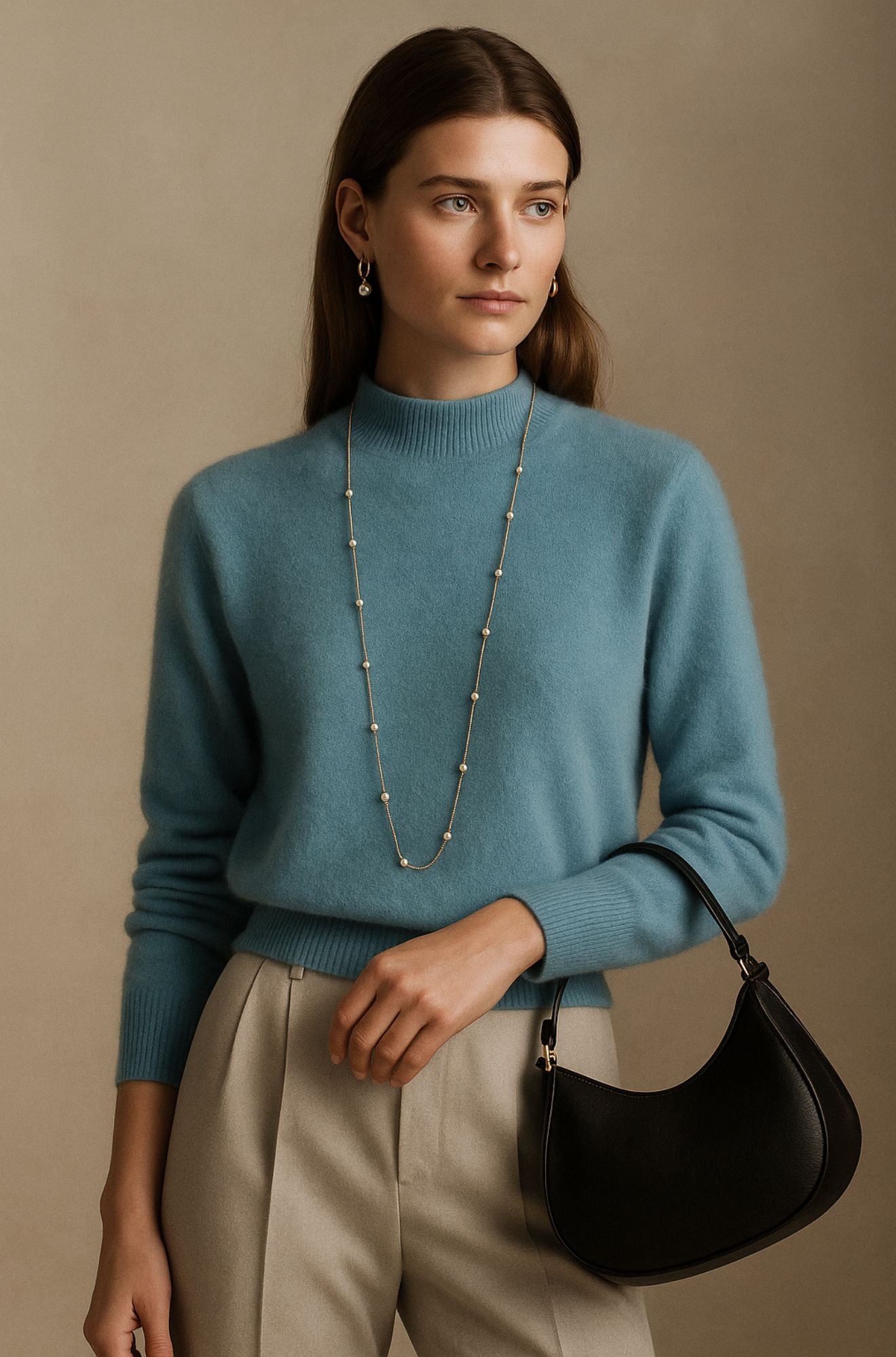 Alden Rowe - The Soft Touch Cashmere Rowan Mock