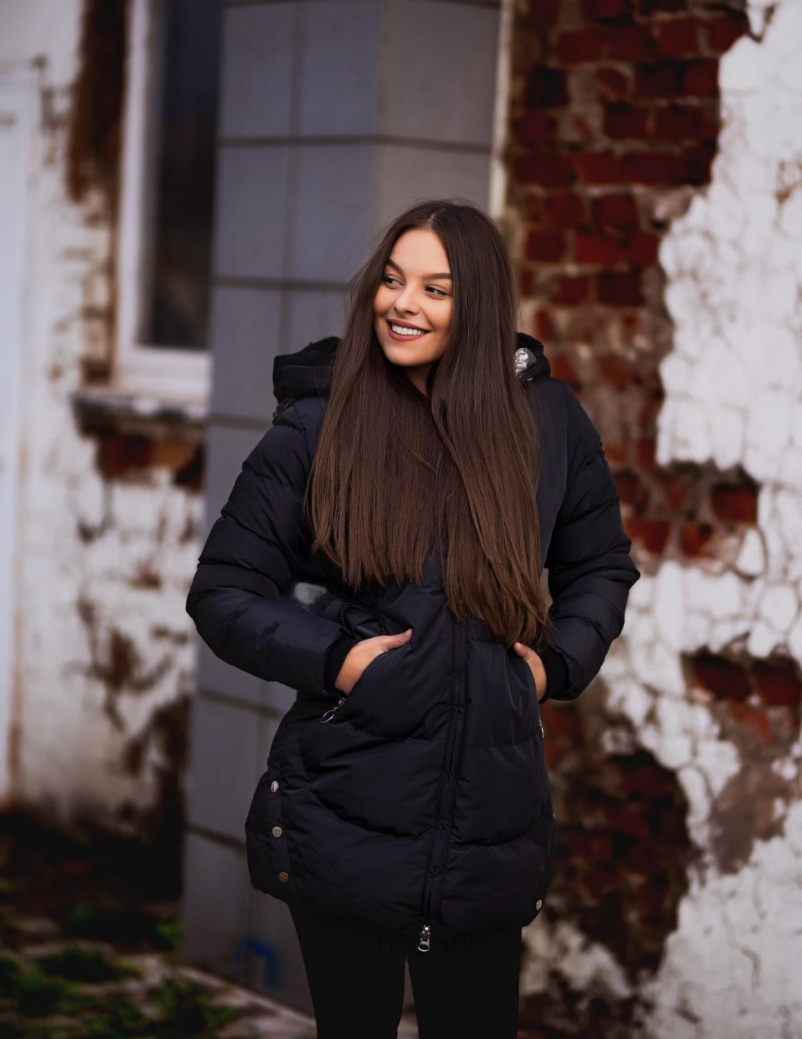 Rea - Faux Fur Puffer Coat