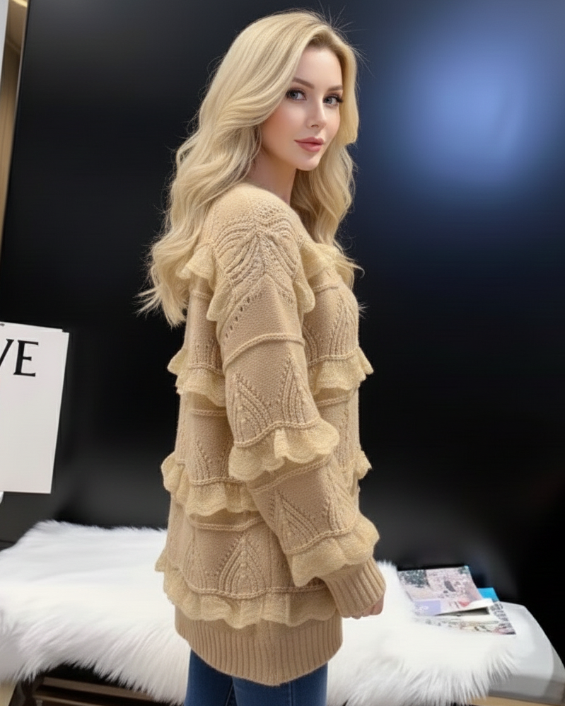 Ruby Ruffle Cardigan™