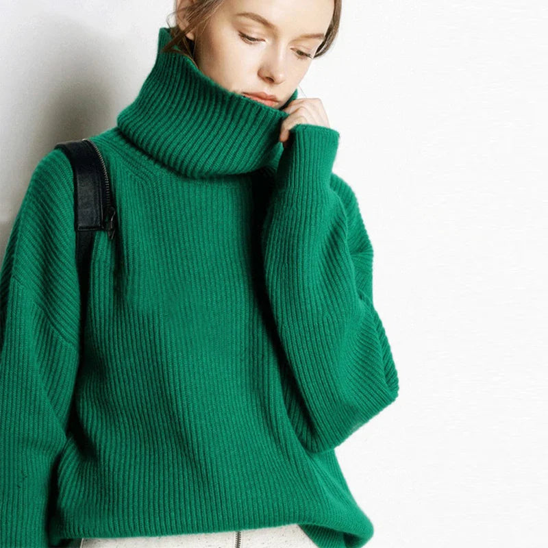 Evelyn Grace London | High Neck Cashmere Jumper