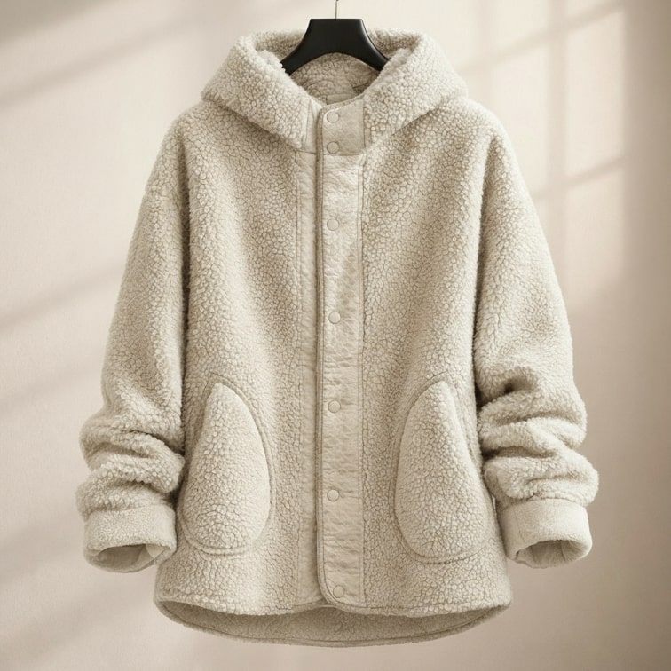 Allegra Plush Hooded Jacket