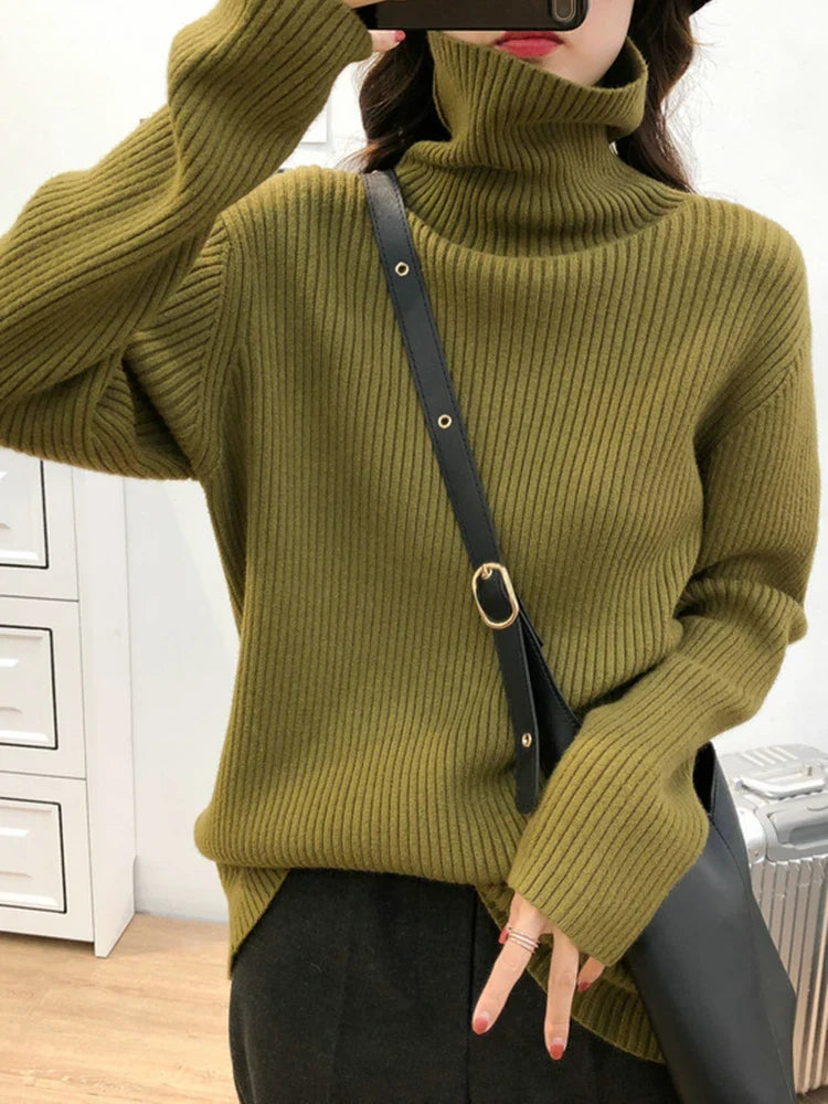Maribelle London | Cashmere Ribbed Turtleneck