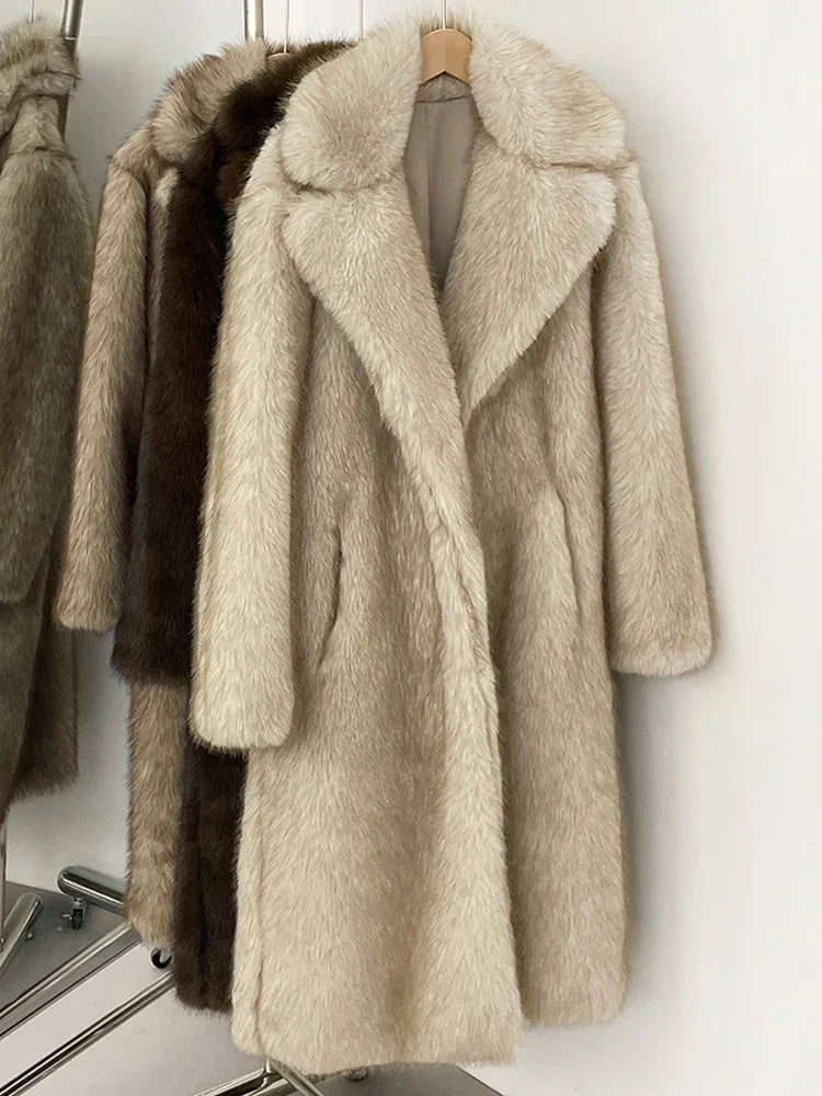 Cathrine | Faux Fur Coat / Jacket