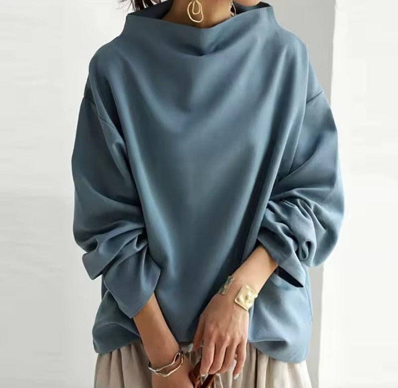 Linda | Cozy Relaxed High-Neck Sweater