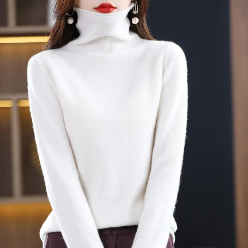 Evelyne London | Cashmere Roll Neck Sweater