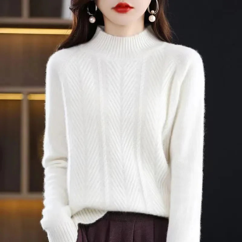 Isolde London | Cashmere Textured Knit Sweater