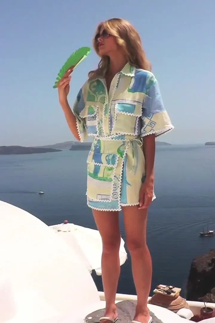 Solene - Chic Patchwork Set