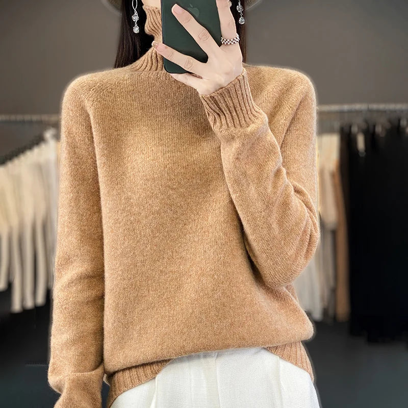 Seraphine London | Cashmere Classic Crew Sweater