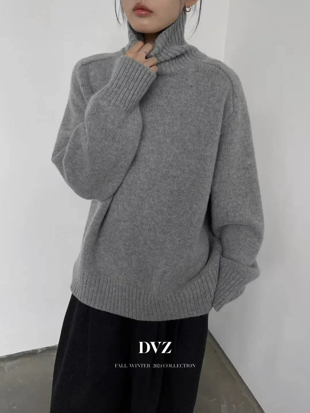 Thessara London | Relaxed Fit Cashmere Pullover