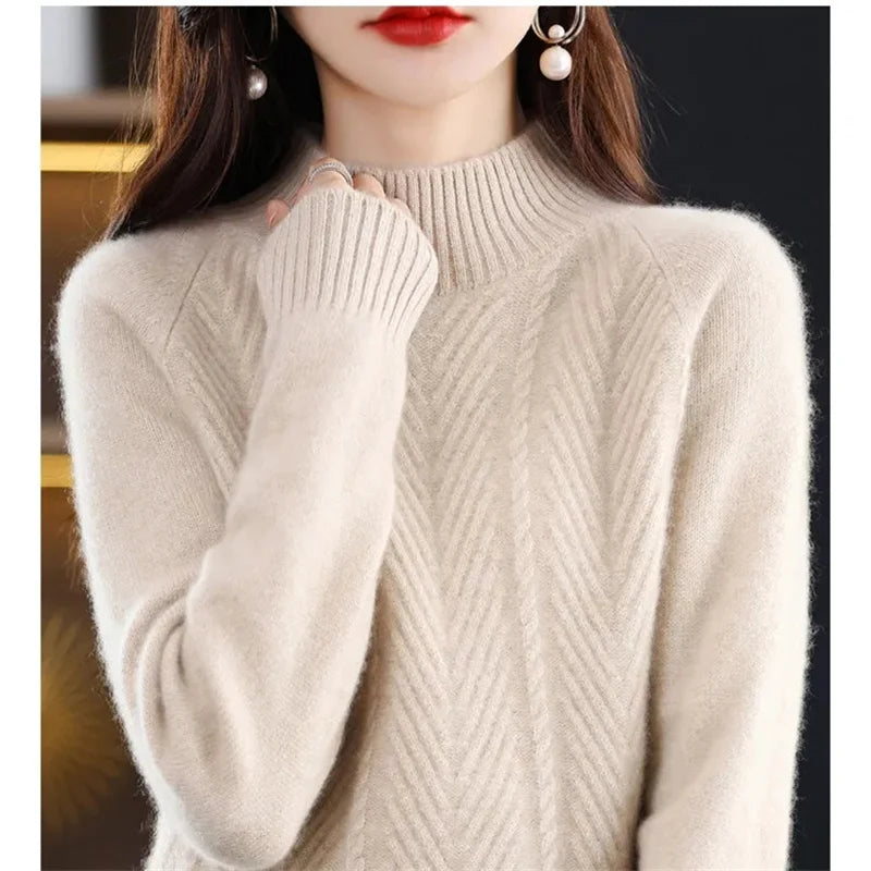 Isolde London | Cashmere Textured Knit Sweater