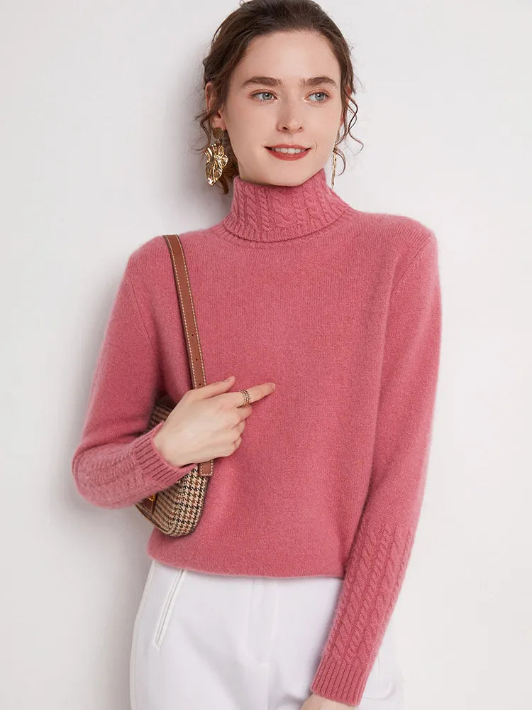 Freya | Pure Cashmere Ribbed Knit