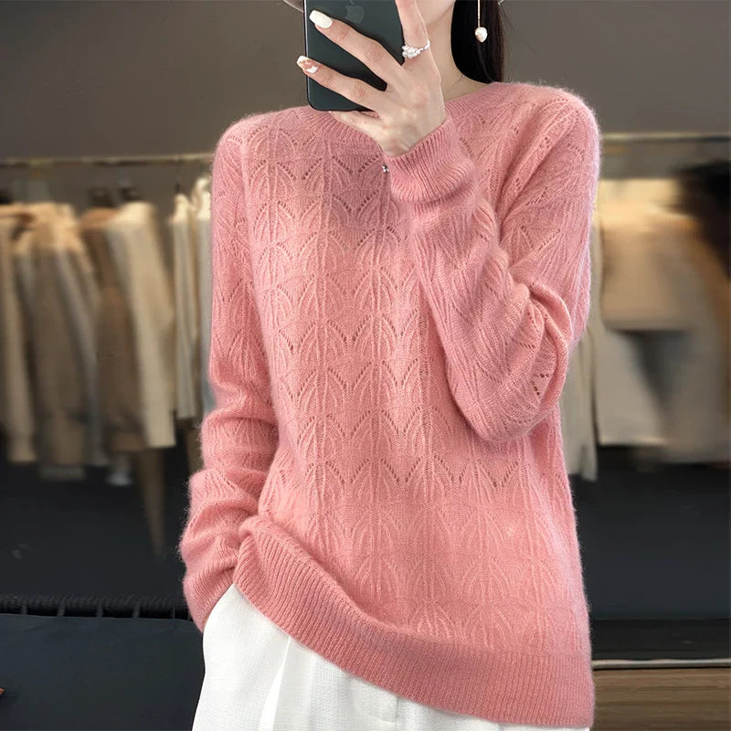 Clarinda London | Soft Cream Cashmere Sweater