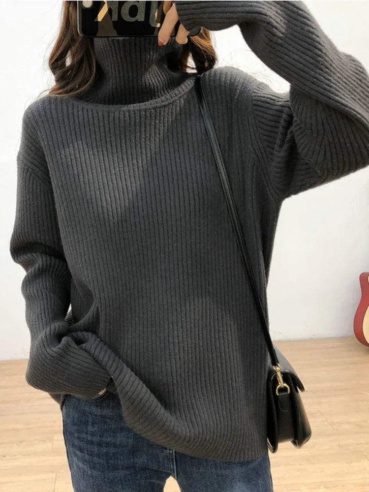 Maribelle London | Cashmere Ribbed Turtleneck
