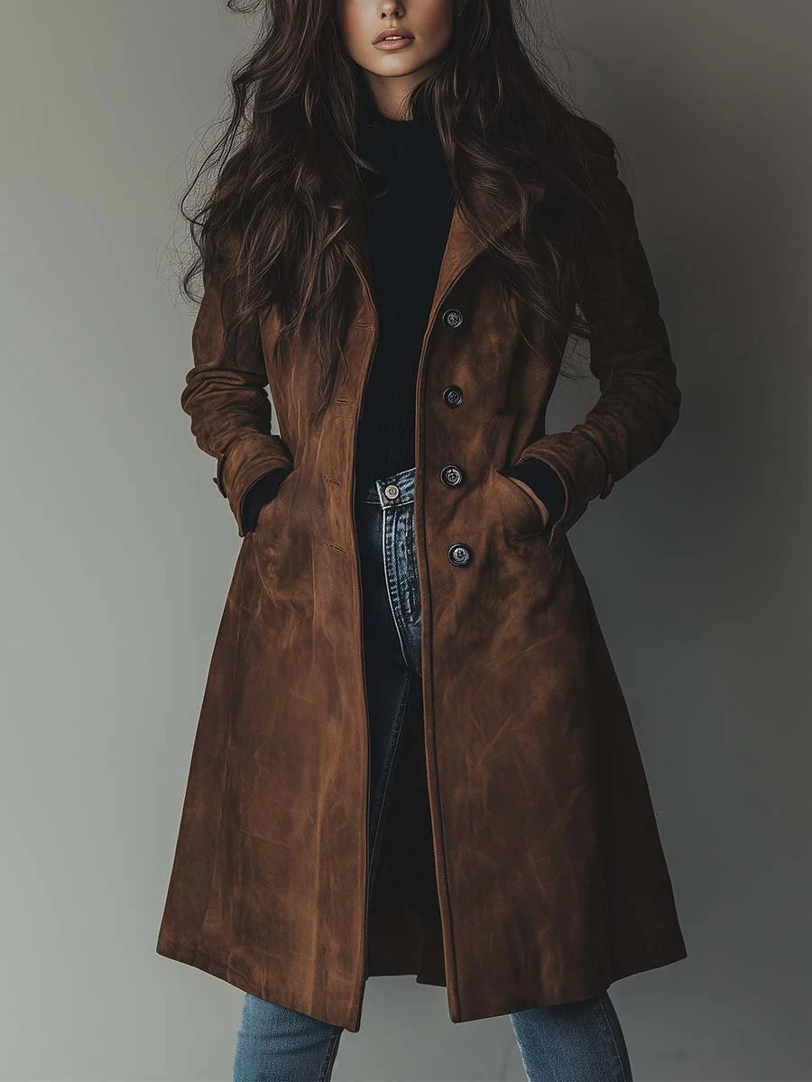 Molly – Classic Longline Trench Coat
