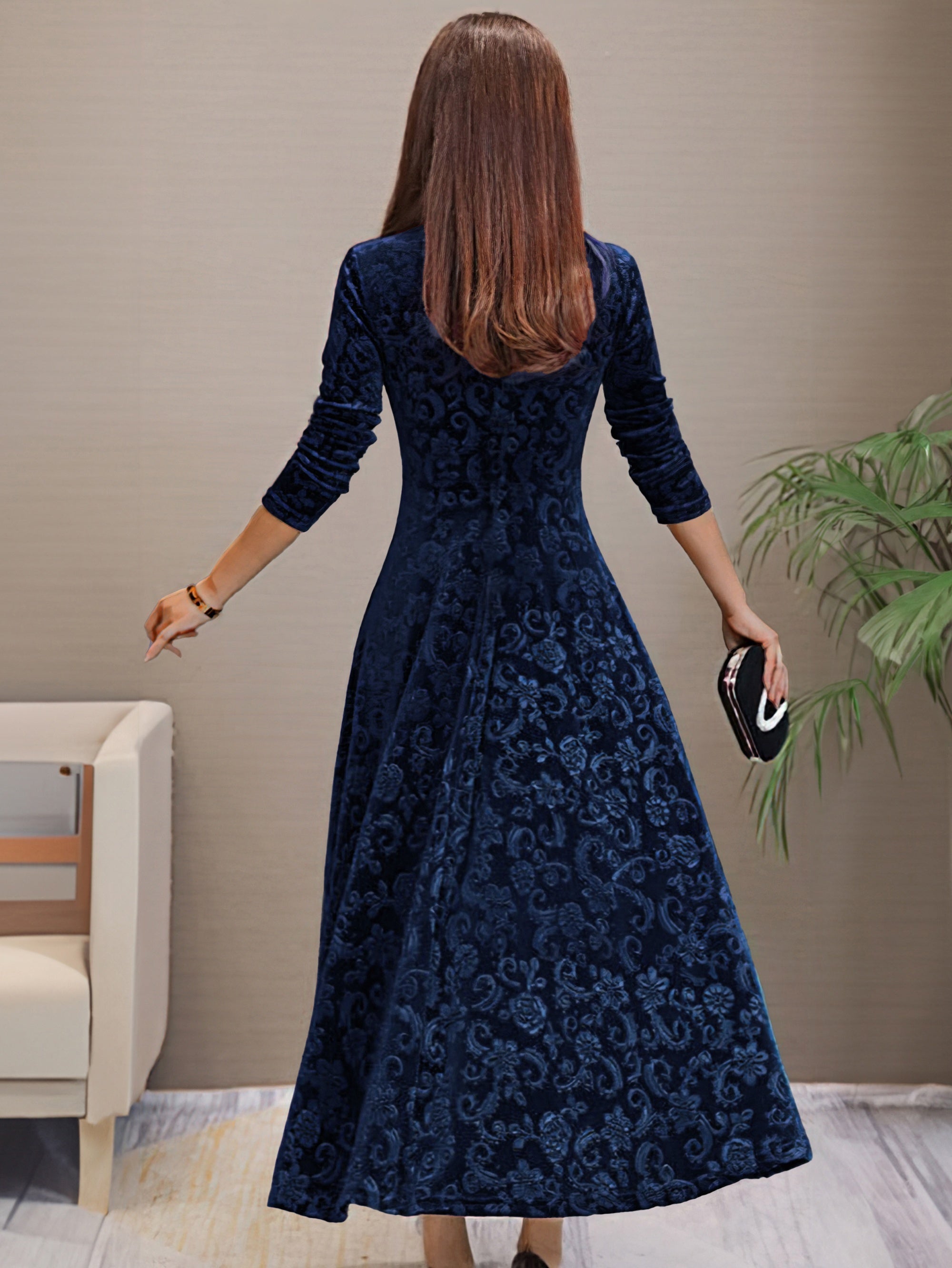 Denise | Holiday Velvet Elegance Dress