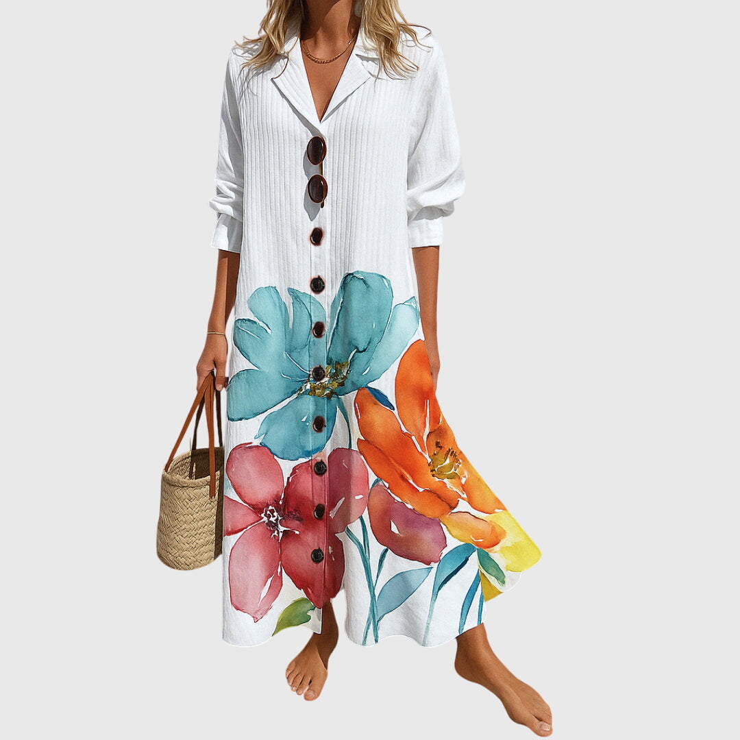 Jasmine™ | Elegant Slimming Maxi Dress