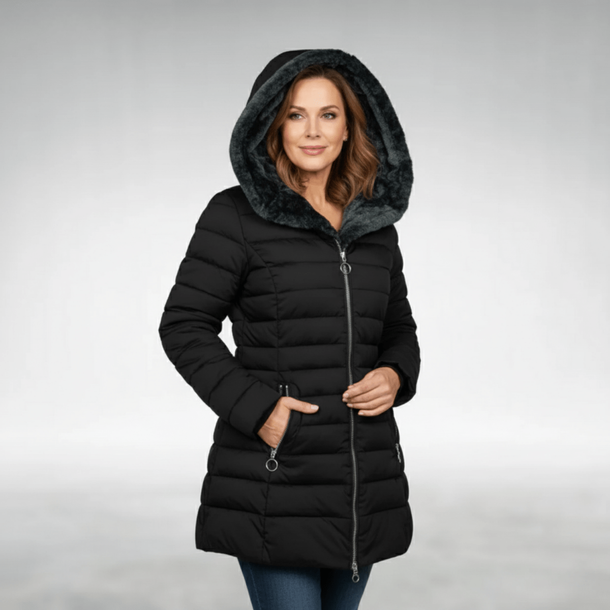 GABRIELLE | Cozy Fleece-Lined Winter Coat