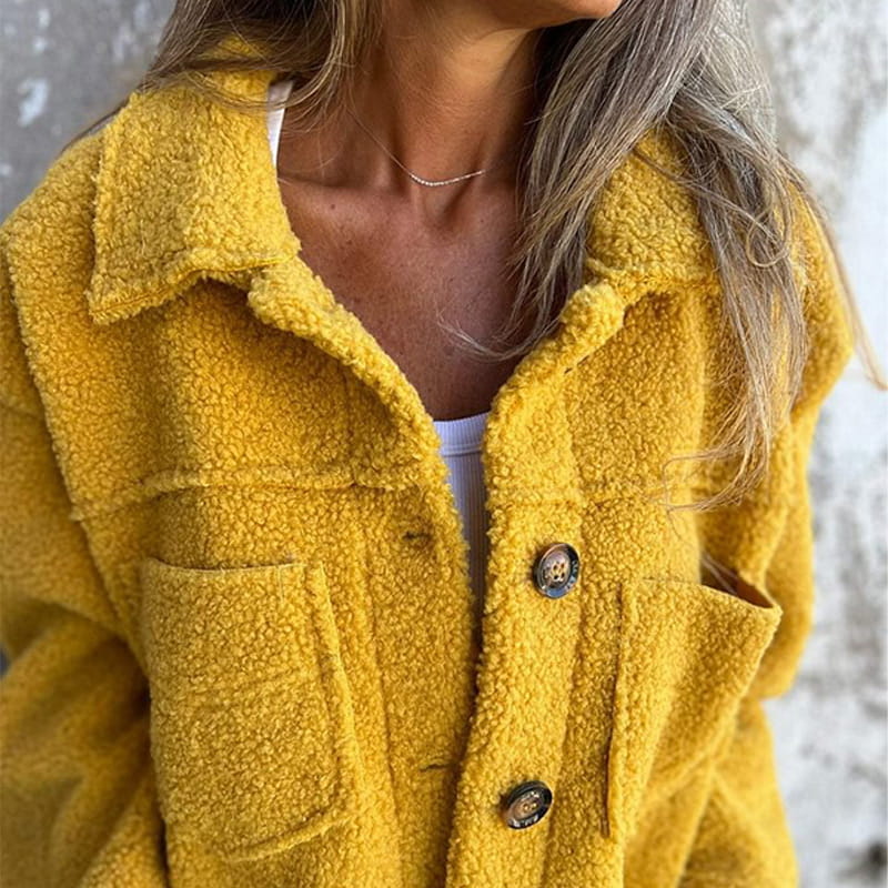 AUBREY - Cozy Button-Up Jacket