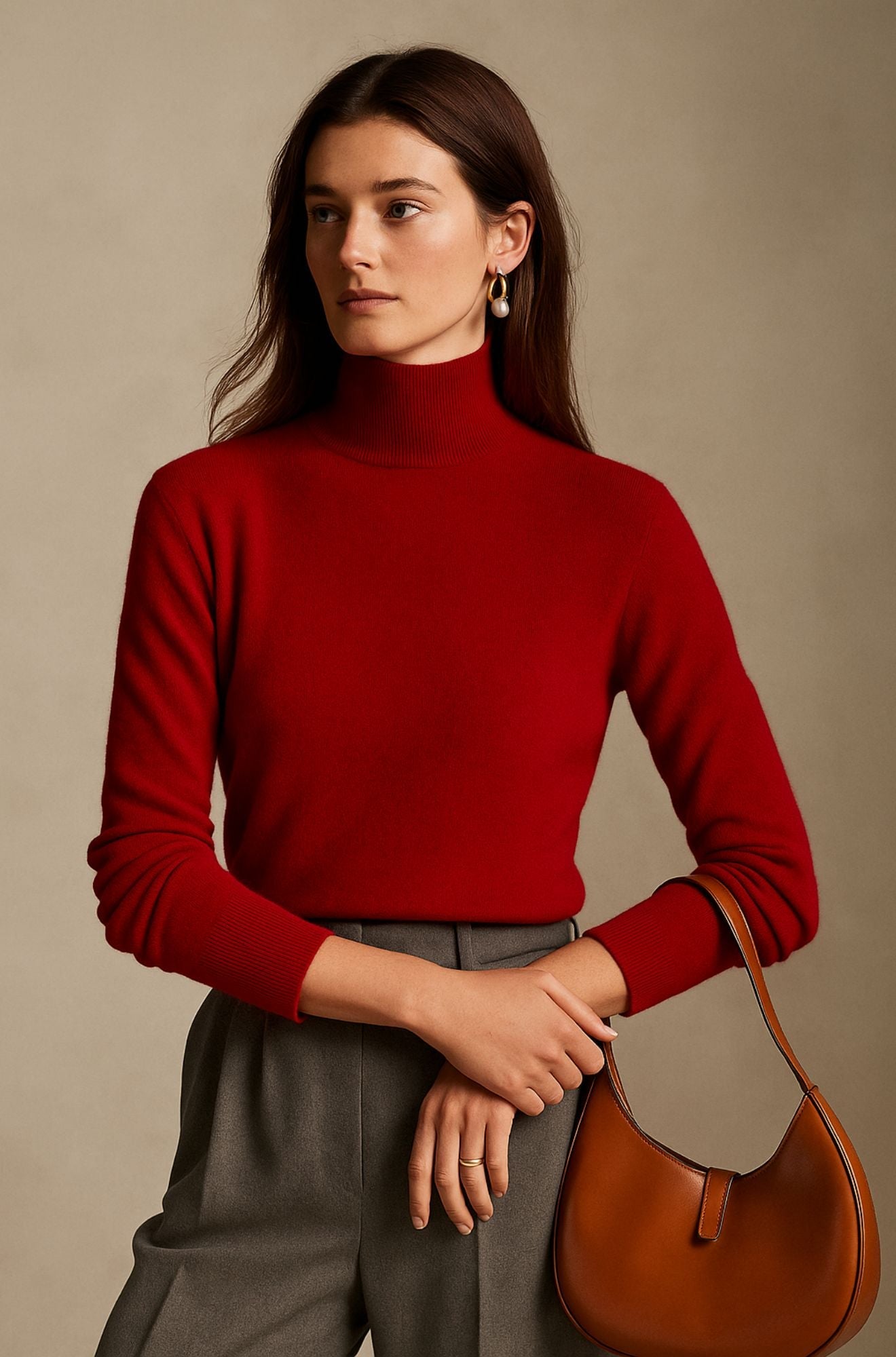 Esmere & Co - The Pure Cashmere Mist Mock Neck