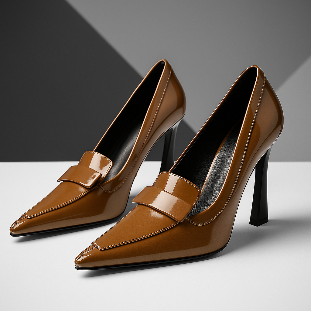 Leah | Patent Elegance Pumps