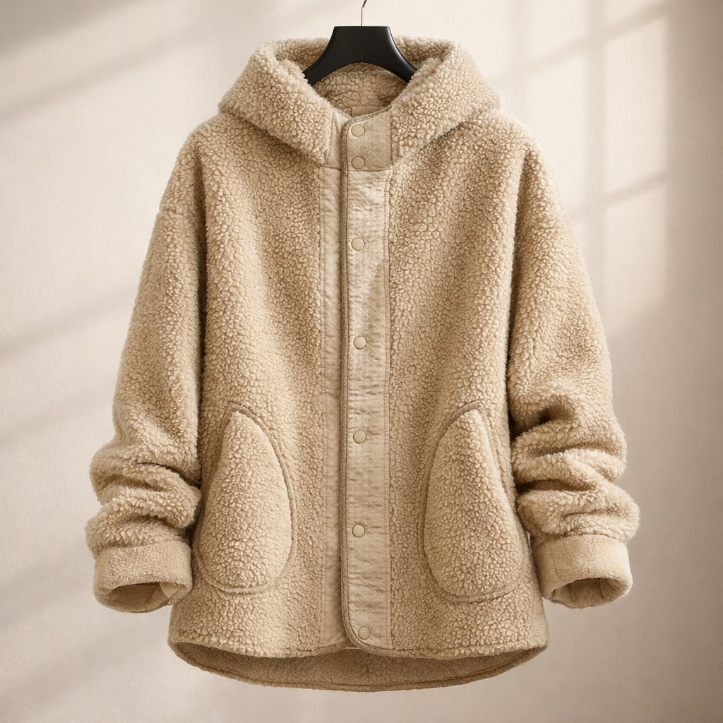Allegra Plush Hooded Jacket