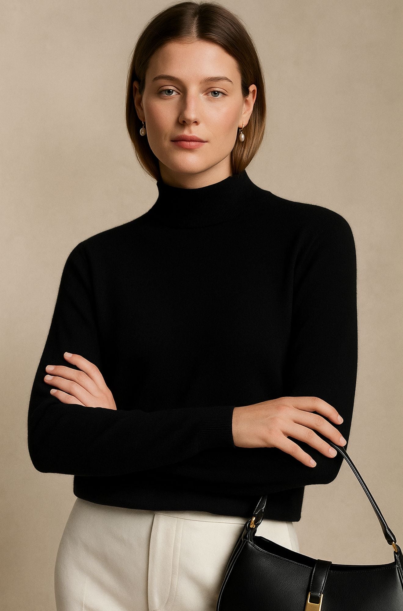 Alden Rowe - The Soft Touch Cashmere Rowan Mock