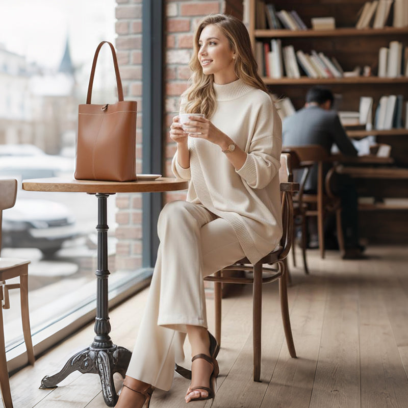 Linda I Women's Oversized Sweater & Pants Set