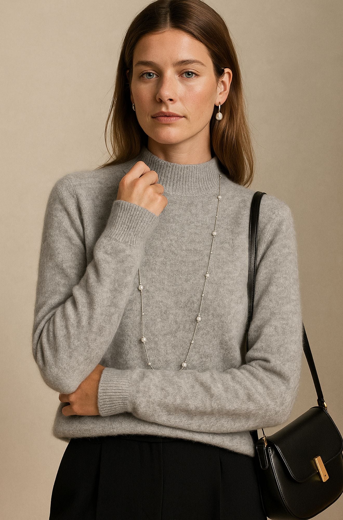 Alden Rowe - The Soft Touch Cashmere Rowan Mock