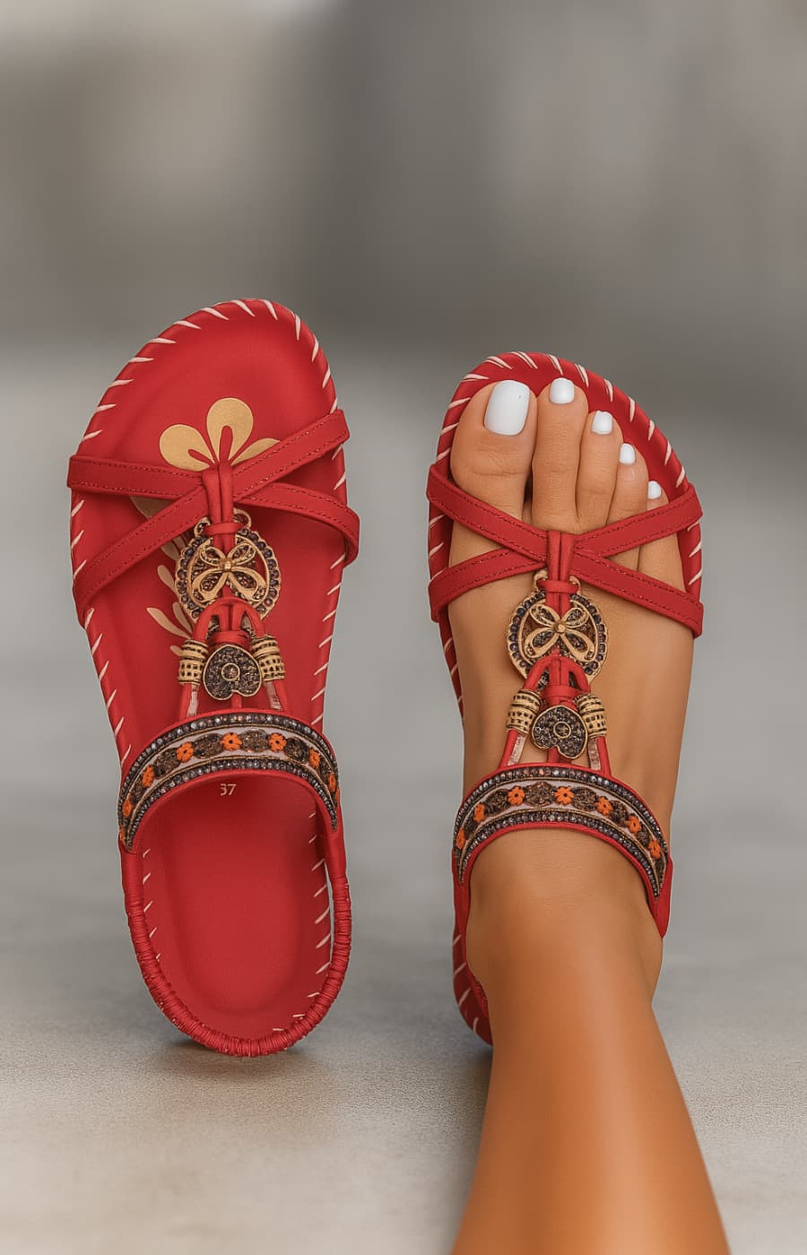CARMELA | ELEGANT COMFORT ORTHOPEDIC SANDALS