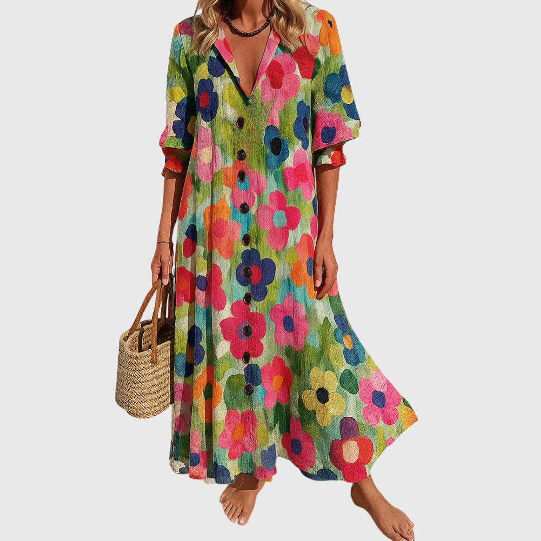 Jasmine™ | Elegant Slimming Maxi Dress