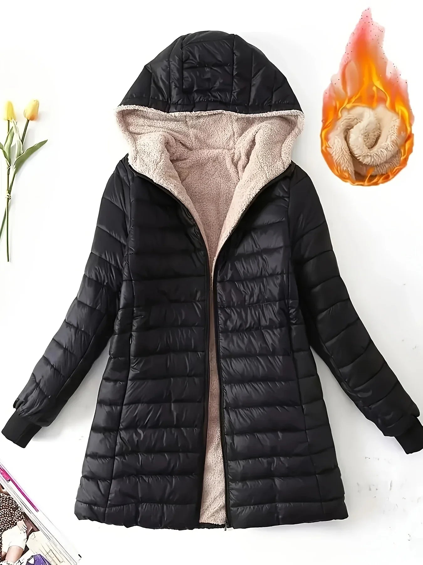 Mayla - Mid-Length Fleece Jacket