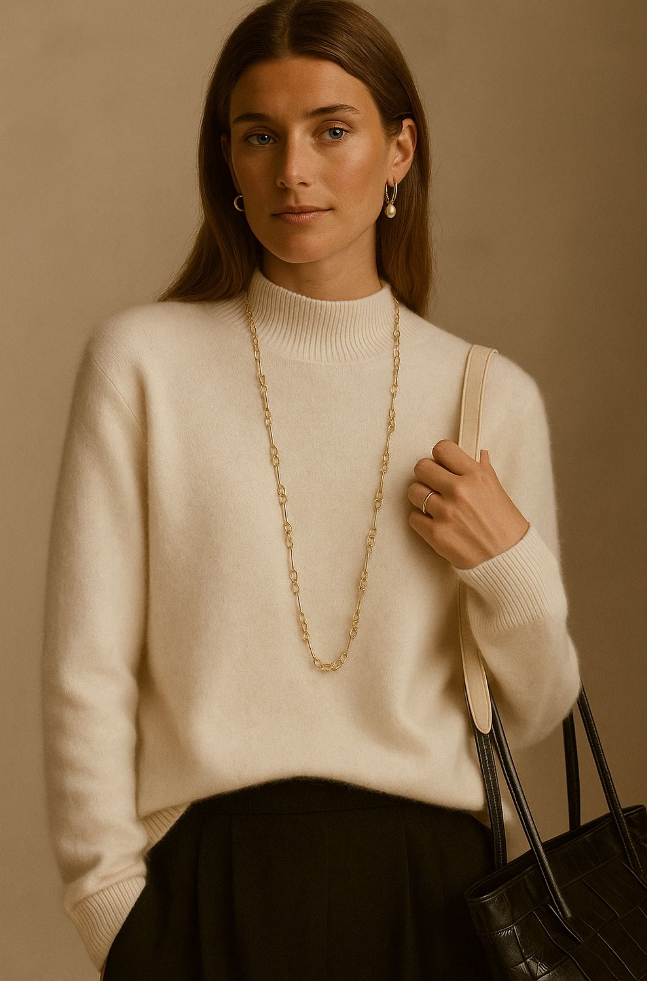 Alden Rowe - The Soft Touch Cashmere Rowan Mock