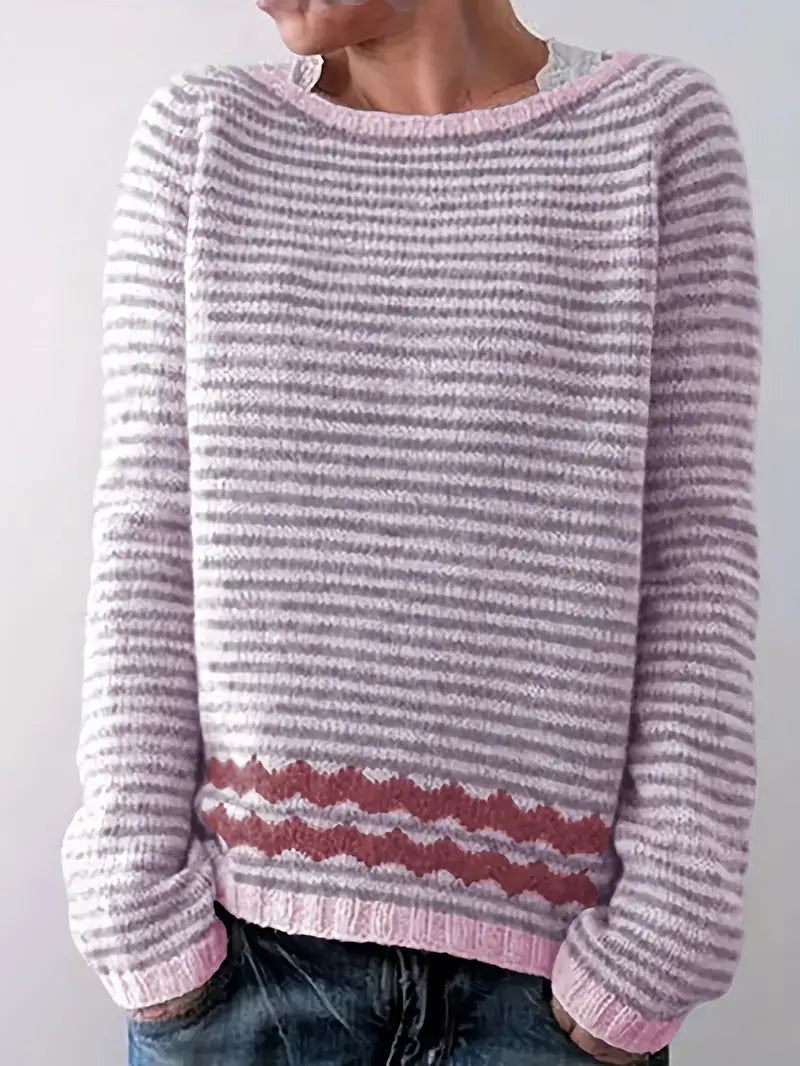 Maribel – Soft Striped Knit Jumper