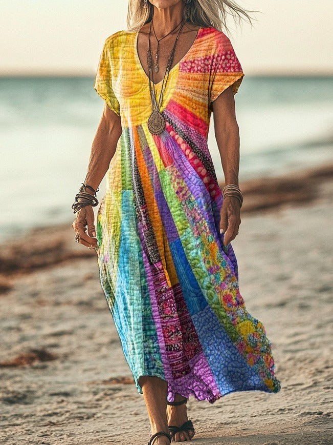 Judy | Bohemian Midi Dress