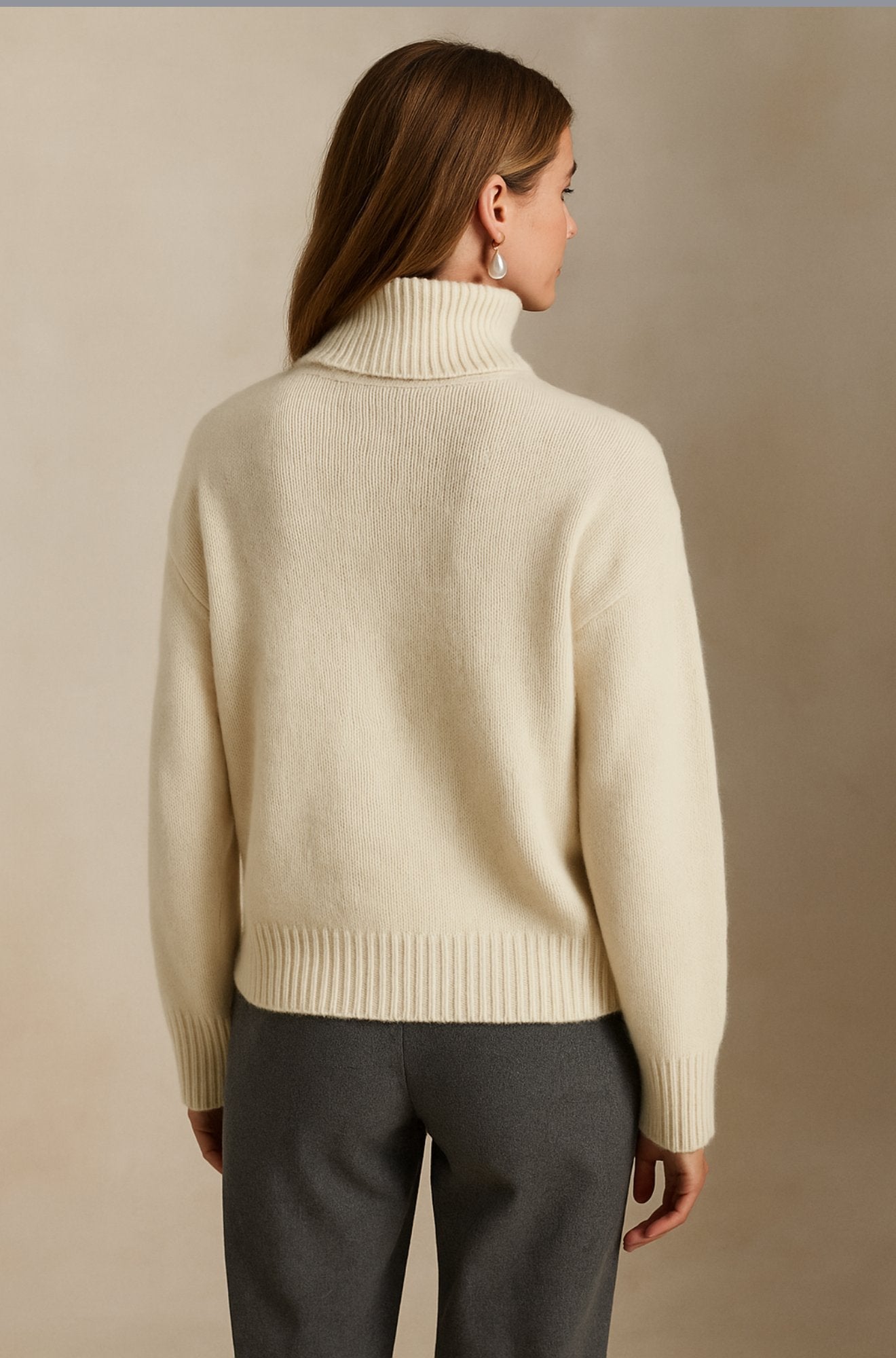 Annelise – High Neck Cashmere Jumper