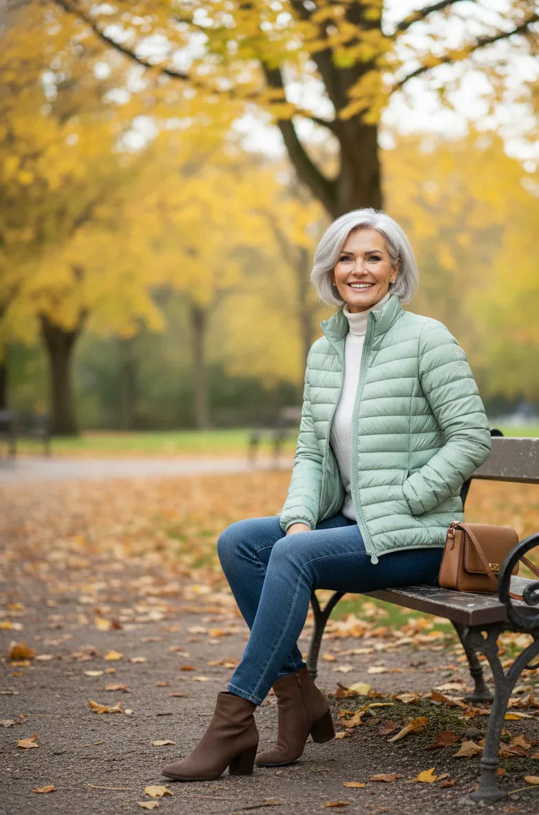 Nalia – Quilted High-Neck Jacket