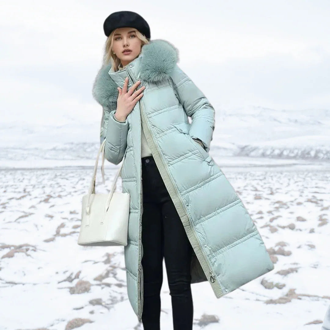 LUCIA™ | Designer Winter Parka with Fur Hood