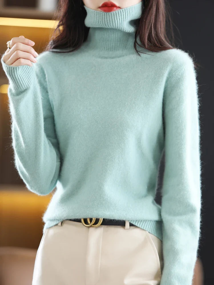 Rosalie London | Gentle Comfort Turtleneck Sweater