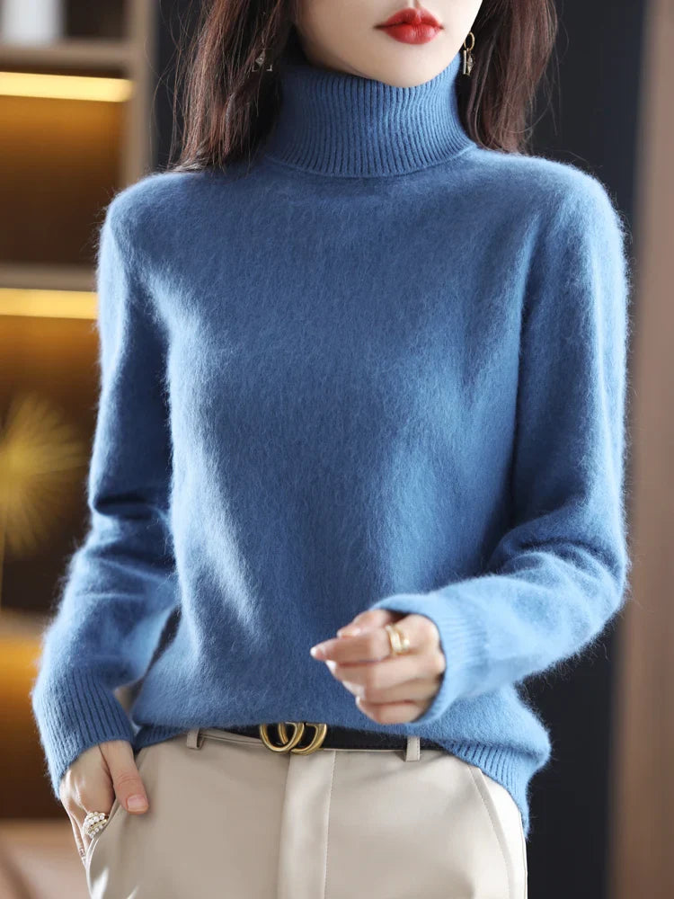 Rosalie London | Gentle Comfort Turtleneck Sweater