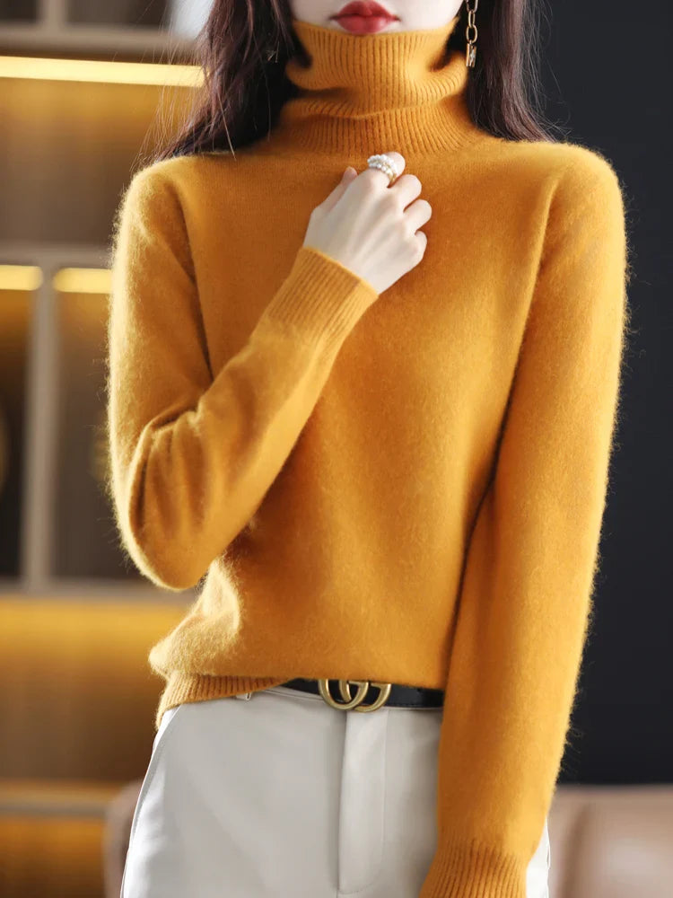 Rosalie London | Gentle Comfort Turtleneck Sweater